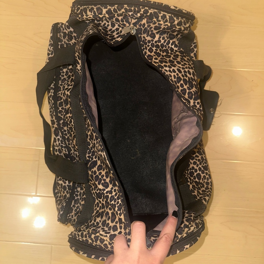 Leopard Print Duffel Bag